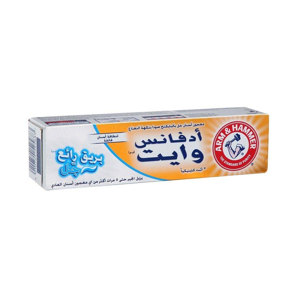 ارم اند هامر معجون أسنان ادفانس وايت بريق رائع بنكهة النعناع - 115 جم