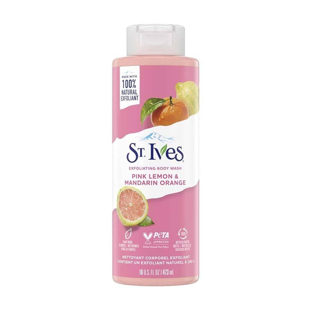 St. Ives Pink Lemon & Orange Exfoliating Body Wash - 473 ml