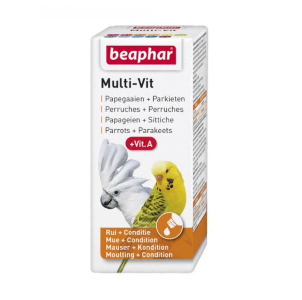 Beaphar Multi Vit For Parrots Parakeets 20Ml