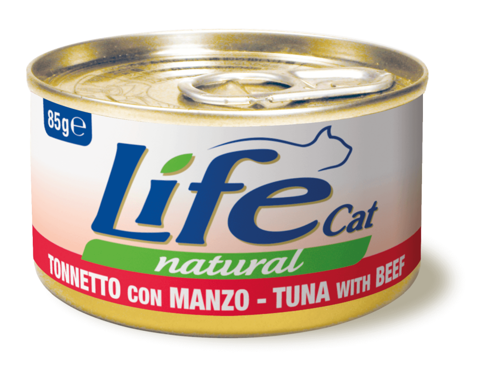 Lifecat Natural Wet Food Tonnet With Beef