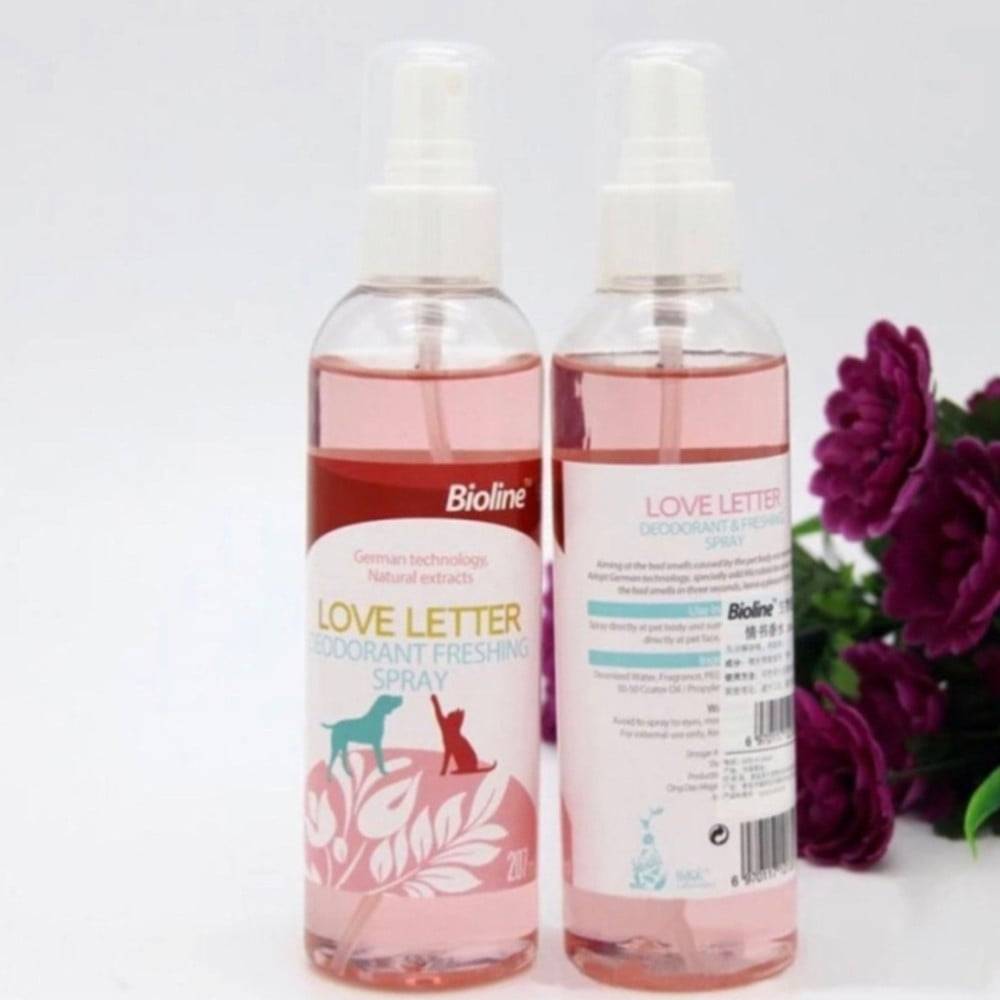 BioLine Love Letter Perfume, perfume for cats and pets. BioLine Love Letter Perfume