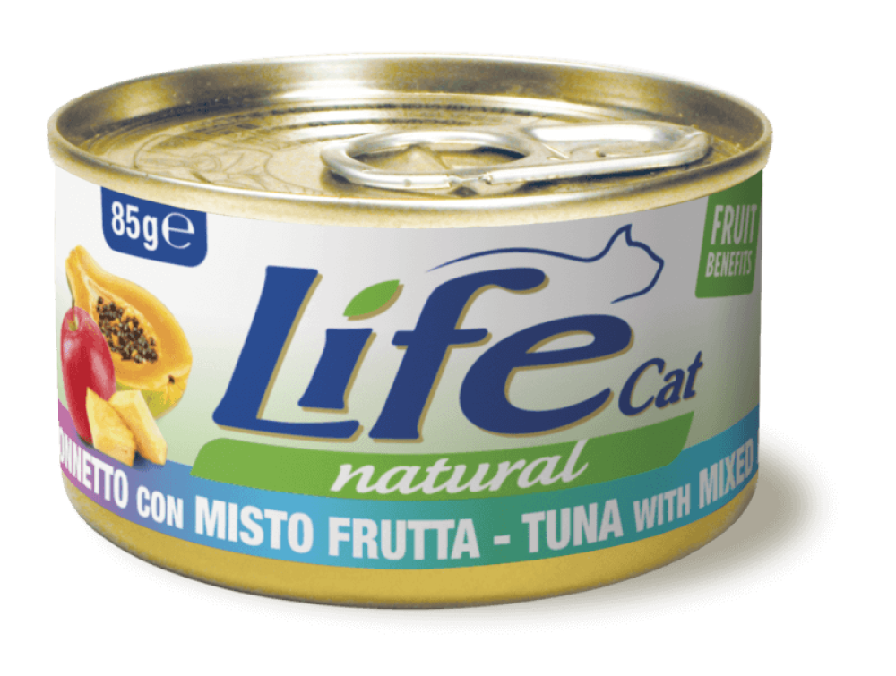 Life Cat Natural Wet Food Tuna With Mixed Fruit