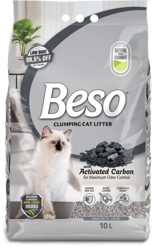 Beso clumping cat litter Beso cat litter 10L different scents