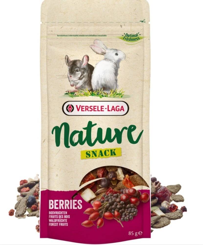 فيرسل لاقا نايتشر سناك الهامستر والأرانب بالتوت المشكل 85غ VERSELE-LAGA Nature Snack Mix Berries For Rodents