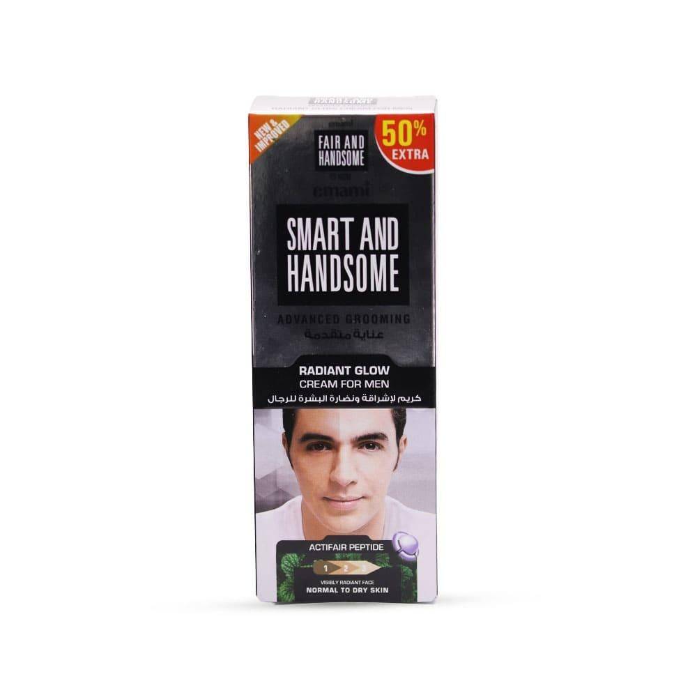 Emami Smart & Handsome Skin Glow & Glow Cream - 50+25 gm Free