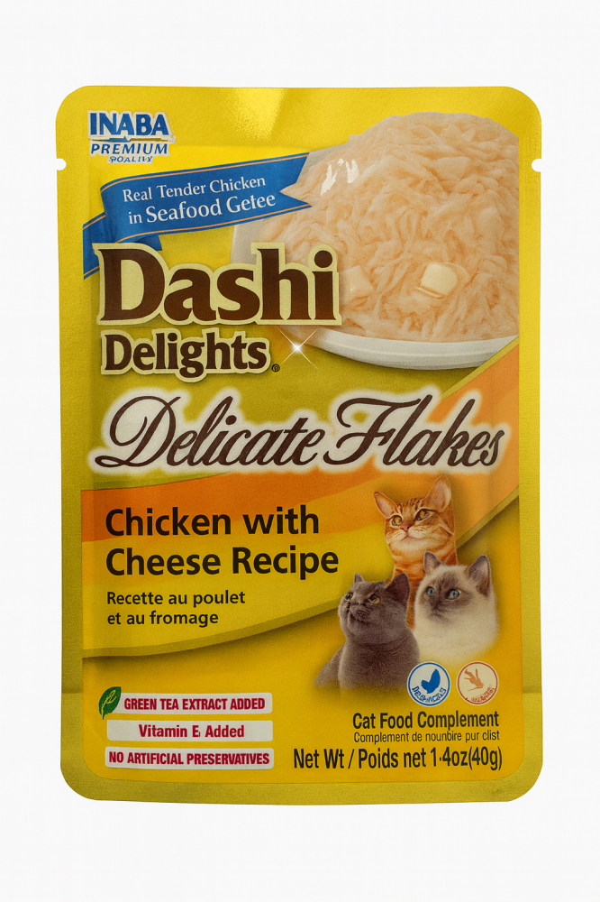 Inaba Dashi Delight Delicate Flakes Chicken With Cheese Recipe 40G