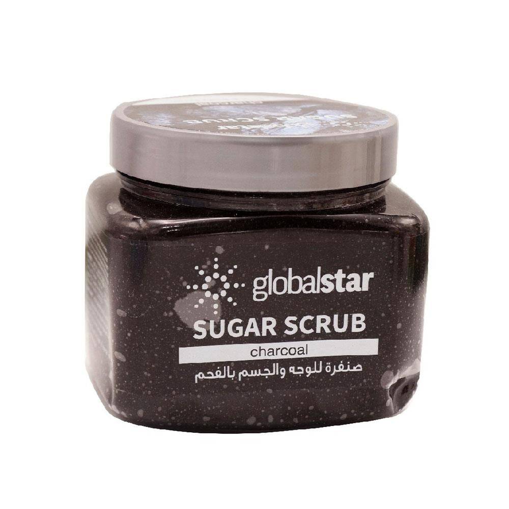 Global Star Charcoal Sugar Scrub - 600 ml