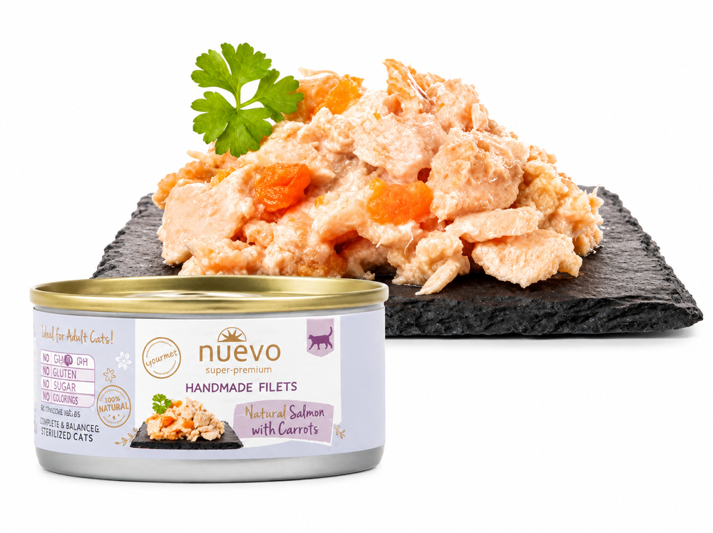 Nuevo Natural Salmon & Carrots 70g