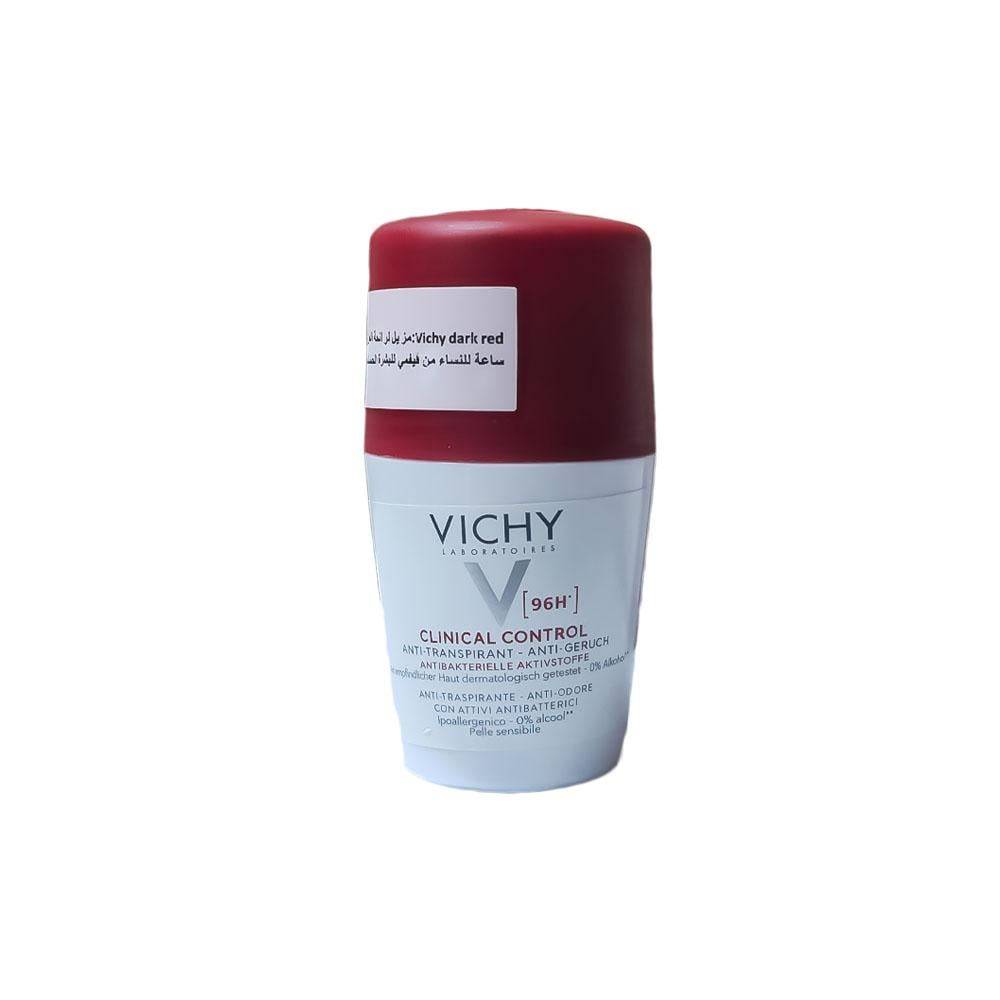 Vichy Roll-On 96 Hour Anti-Bacterial Deodorant for Sensitive Skin - 50 ml