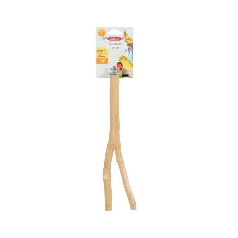 Zolux Perch Natural Wood Branch for all bird cages, large size Zolux Payana Natural Perch (L)