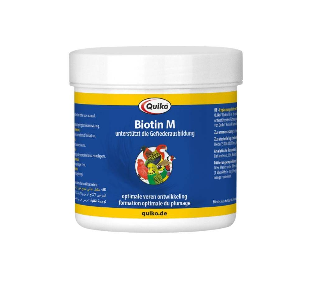Biotin Quiko بايوتين من شركة كويكو لتعزيز صحة الريش و تبديل الريش بشكل سليم