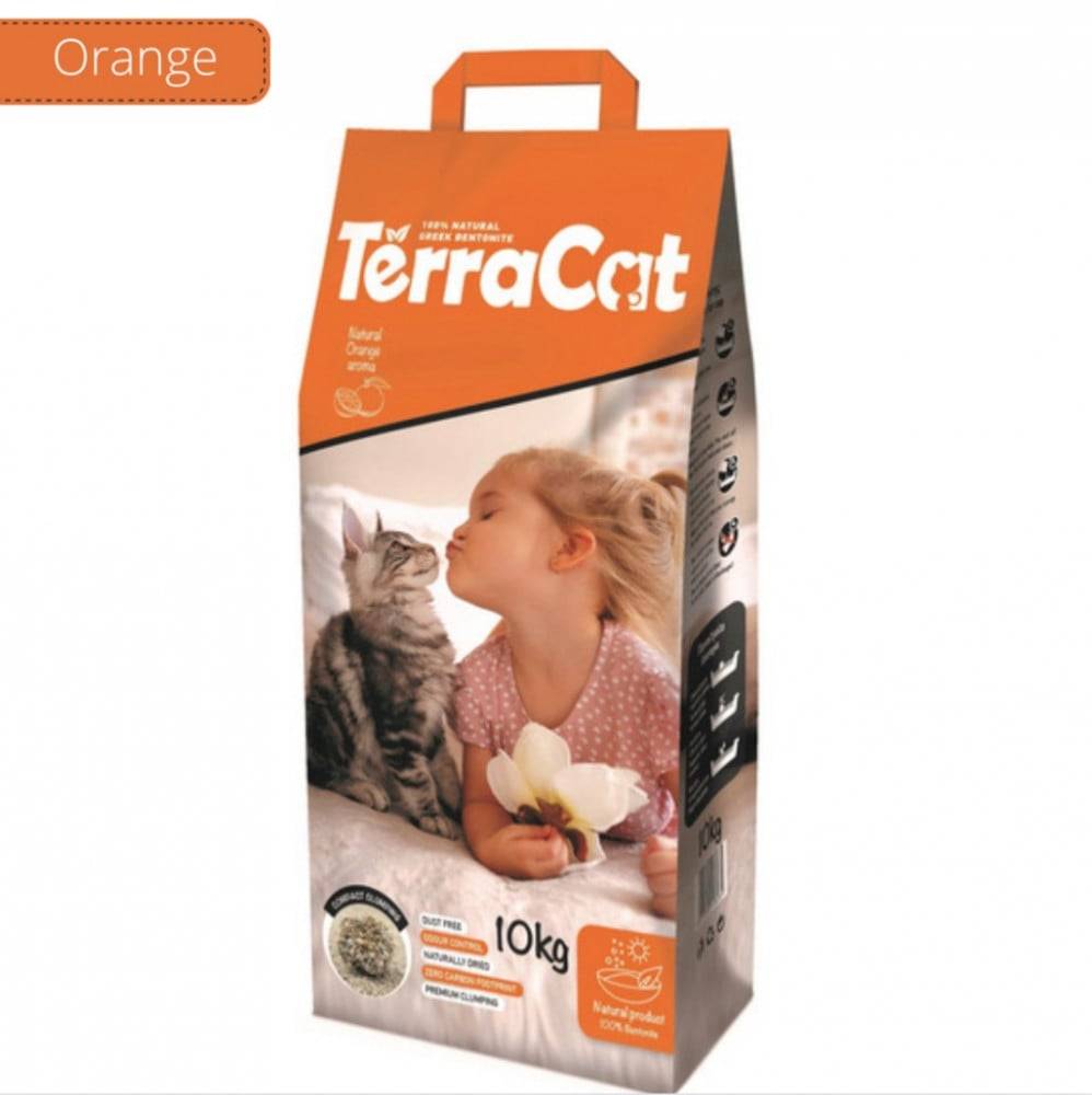 رمل تيراكات - رائحة البرتقال TerraCat Cat Litter - Orange