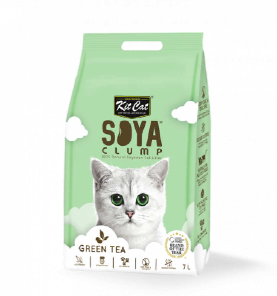 KitCat SoyaClump Litter Green Tea 7L