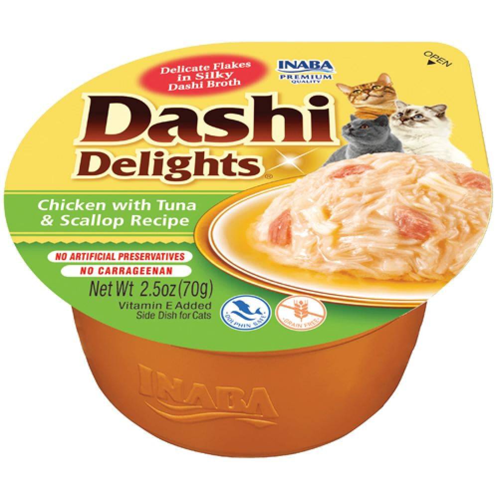 Inaba Dashi Delight Cups Chicken With Tuna Scallop 70G