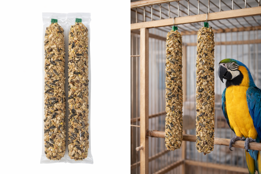 Sticks For Parrots With Nuts And Honey