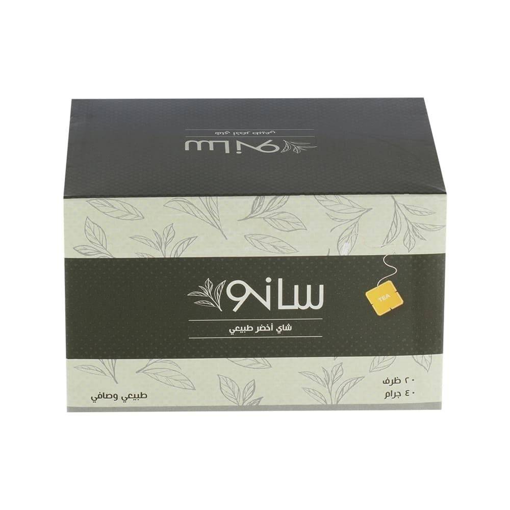 سانو شاي اخضر طبيعي - 20 ظرف