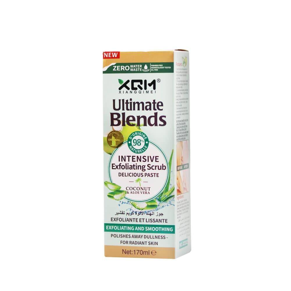 XQM Intensive Exfoliating Cream with Coconut and Aloe Vera - 170 ml