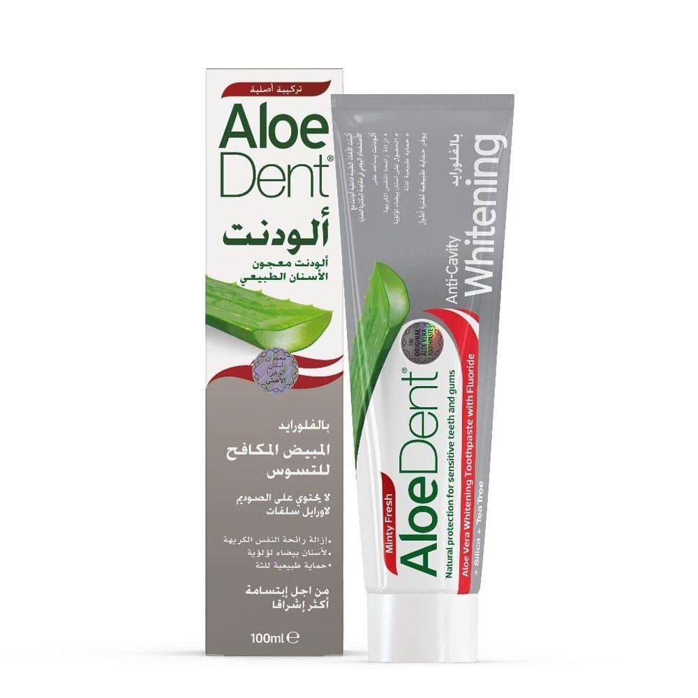 Aloedent Natural Whitening Fluoride Anti-Caries Toothpaste - 100 ml