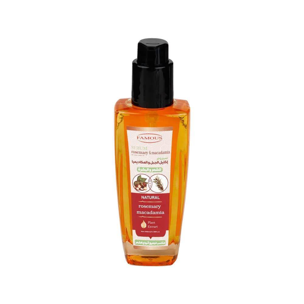 Famous Rosemary and Macadamia Serum for Hair and Skin - 100 ml