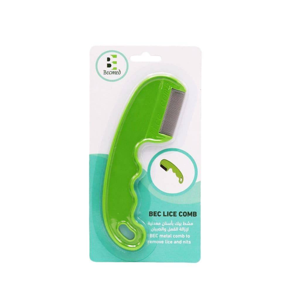 Bic short metal teeth comb for removing lice and nits