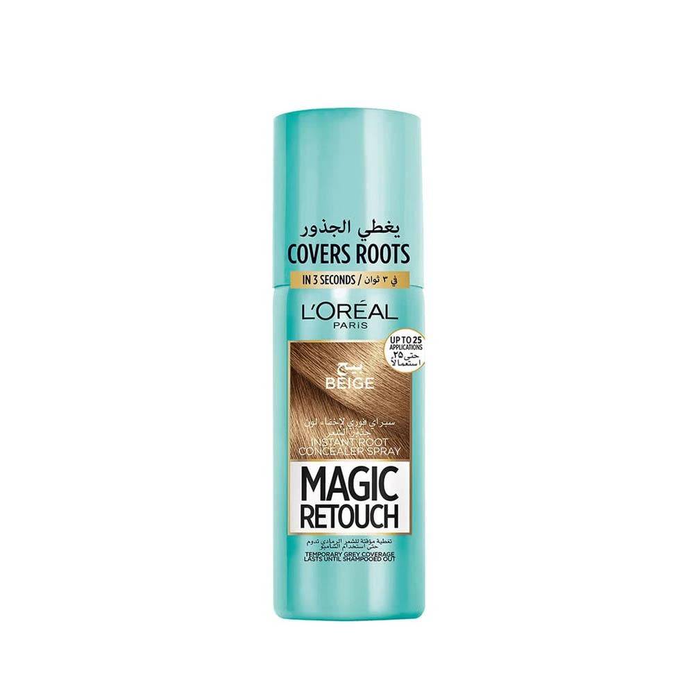 L'Oreal Paris Magic Touch Temporary Hair Dye Spray - Beige 75 ml