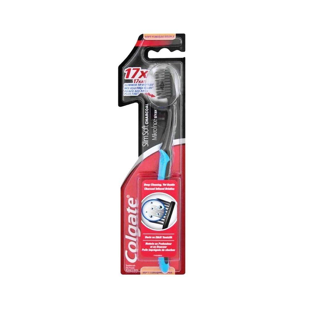 Colgate Slim Soft Charcoal Toothbrush Soft