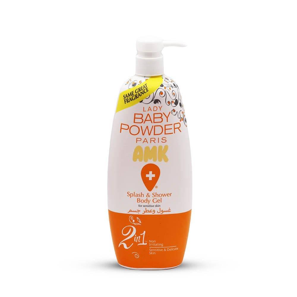 Lady Baby Powder AMK Perfumed Body Wash - 800 ml