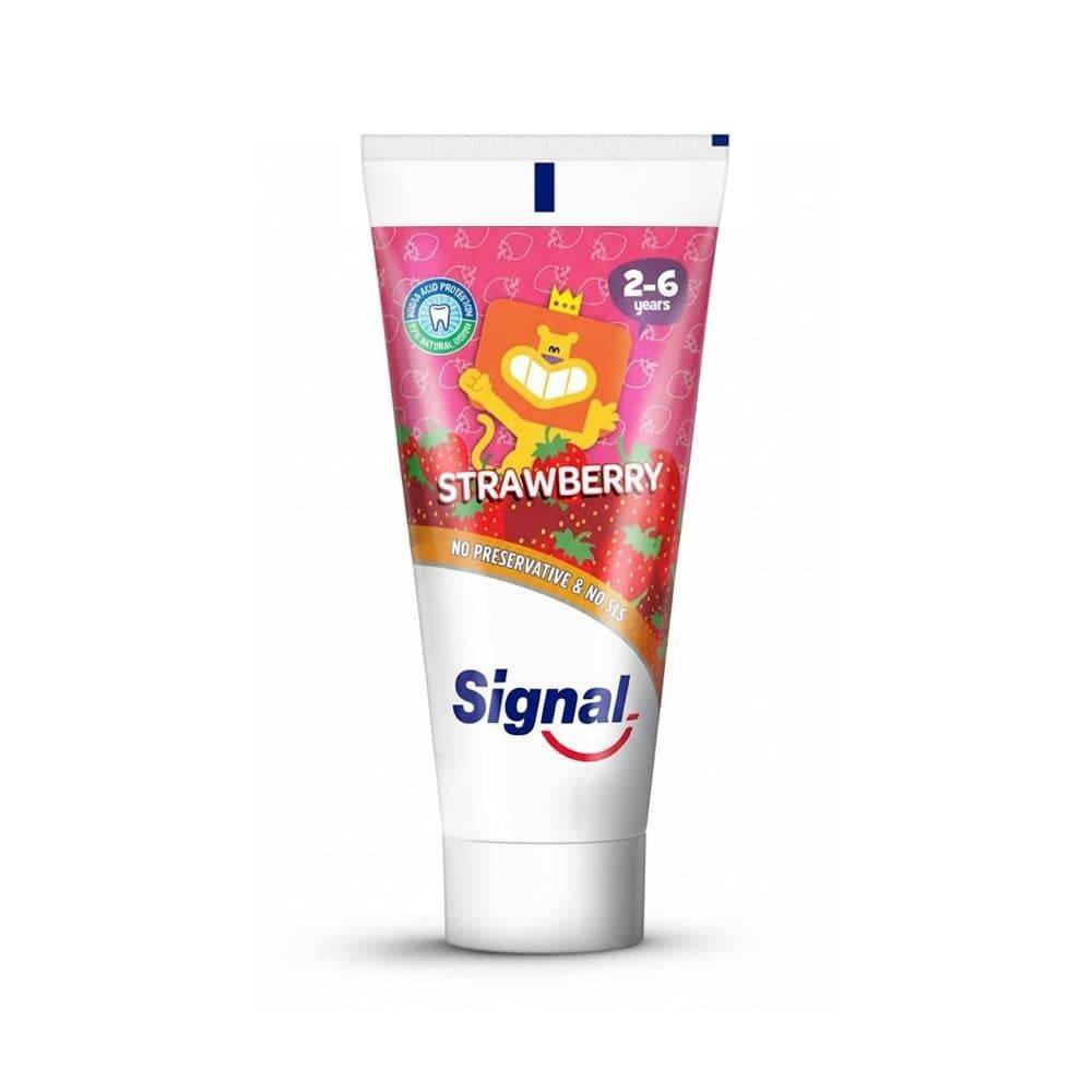 Signal Children's Strawberry Toothpaste Free of Preservatives - 50 ml