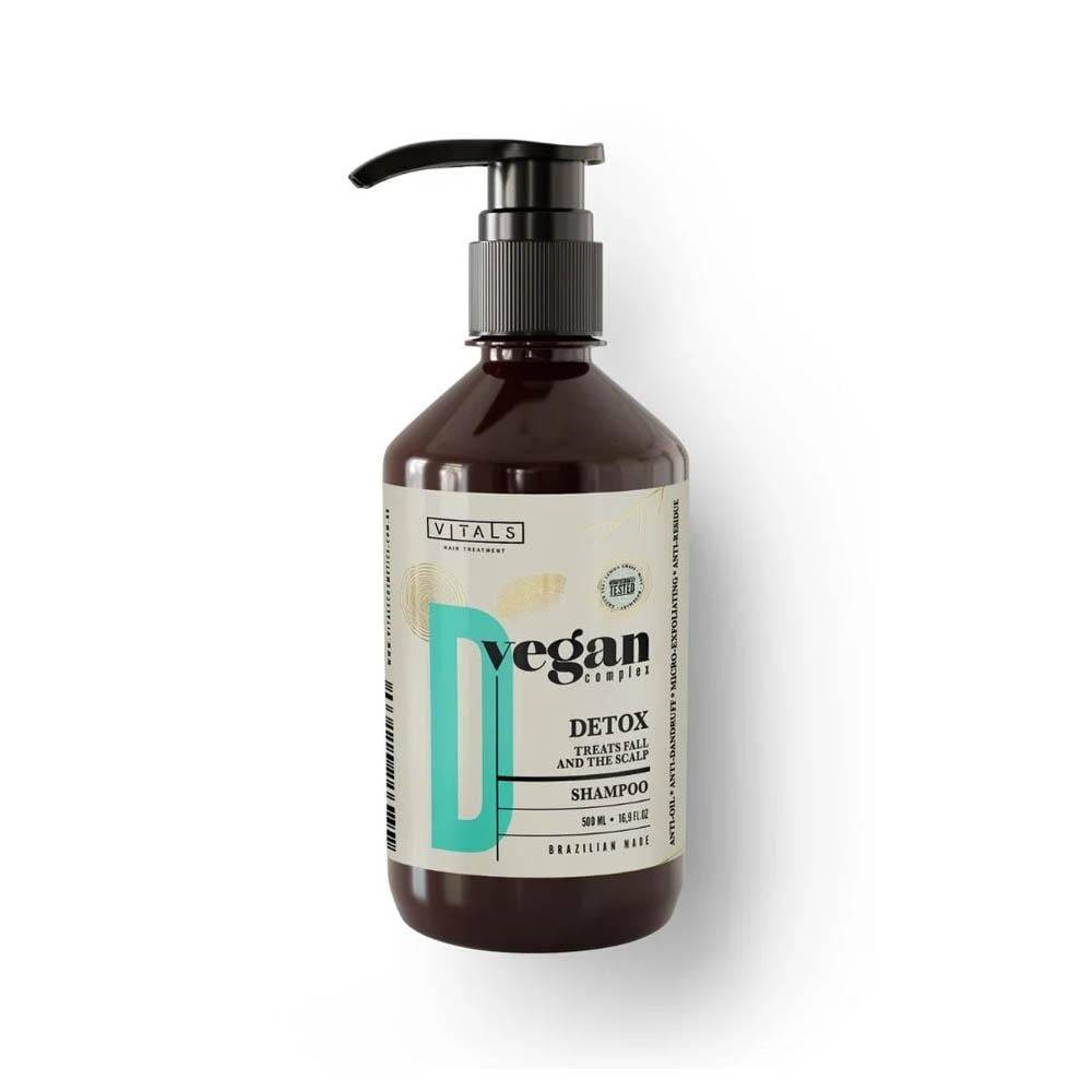 Vitals Vegan D Complex Detox Shampoo for healthy and vibrant hair - 500 ml