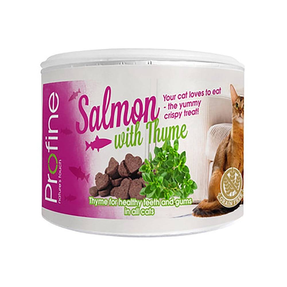 بروفاين وجبة خفيفة مقرمشة للقطط سالمون وزعتر 50غ Profine Cat Crunchy Snack Salmon and Thyme 50g