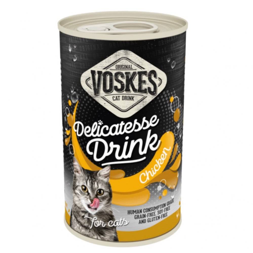 فوسكيس شوربة القطط نكهة الدجاج 135 جرام Voskes Delicatesse Cat Drink with Chicken 135g