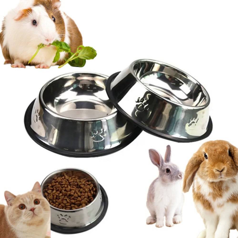 صحن طعام ستاينلس ستيل دائري Stainless Steel Round Bowl - احجام متعددة