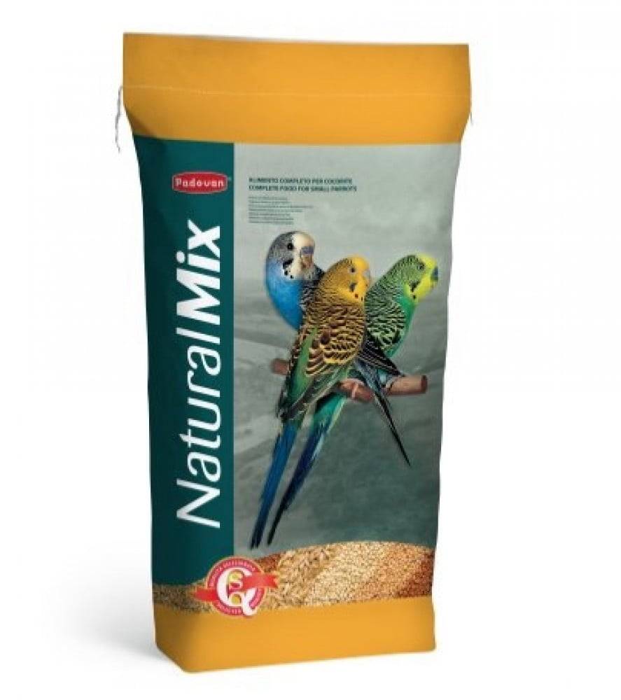 مليساء ايطالي مشكل للبادجي والروز والكناري وطيور الزينة NaturalMix Cocorite Complete Feed Foor Small Parrot