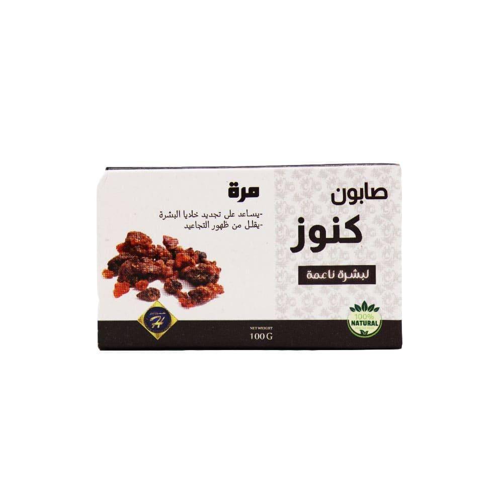 كنوز اتش صابون جسم بخلاصة المرة - 100 جم