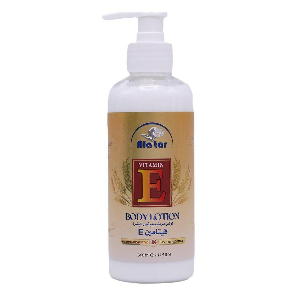 Al Attar Vitamin E Lotion to moisturize and whiten the skin - 300 ml