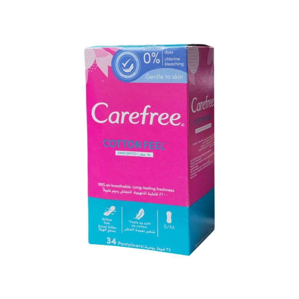 Carefree daily diapers without perfume - 34 pieces