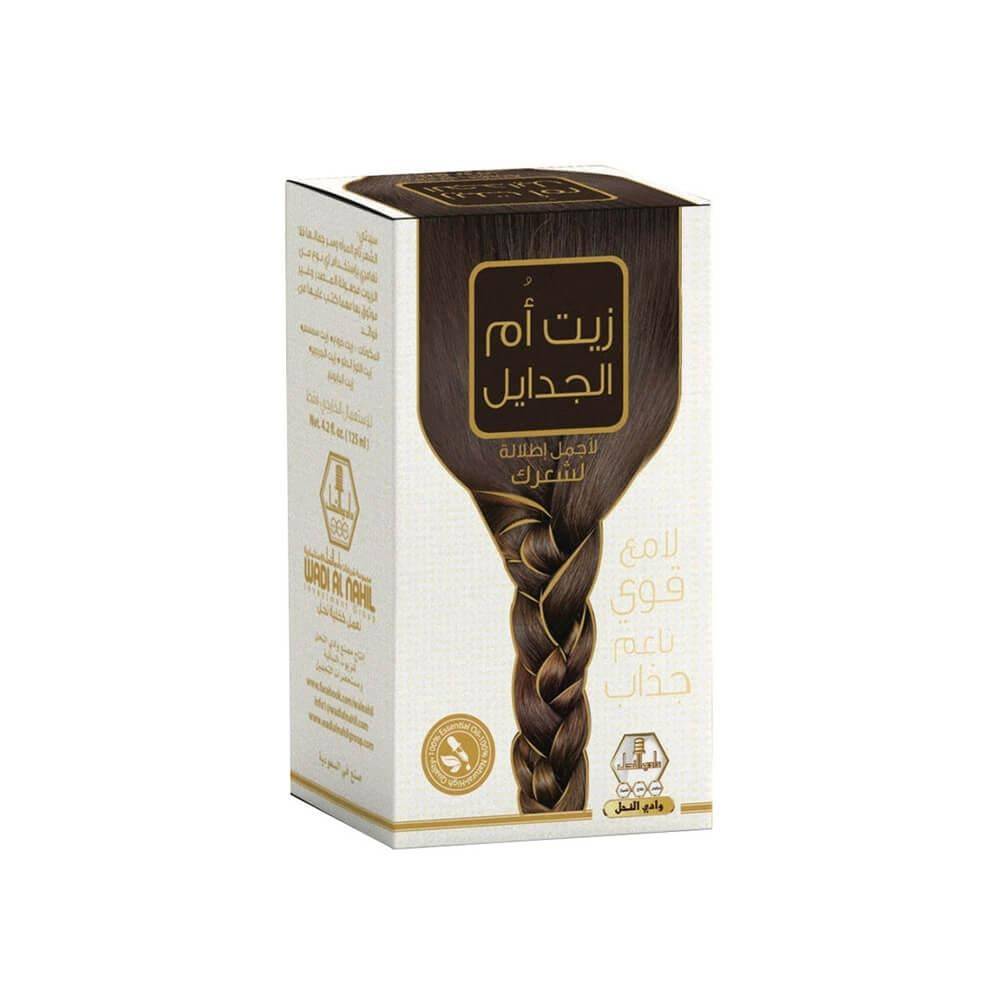 وادي النحل زيت أم الجدايل لأجمل إطلاله لشعرك - 125 مل
