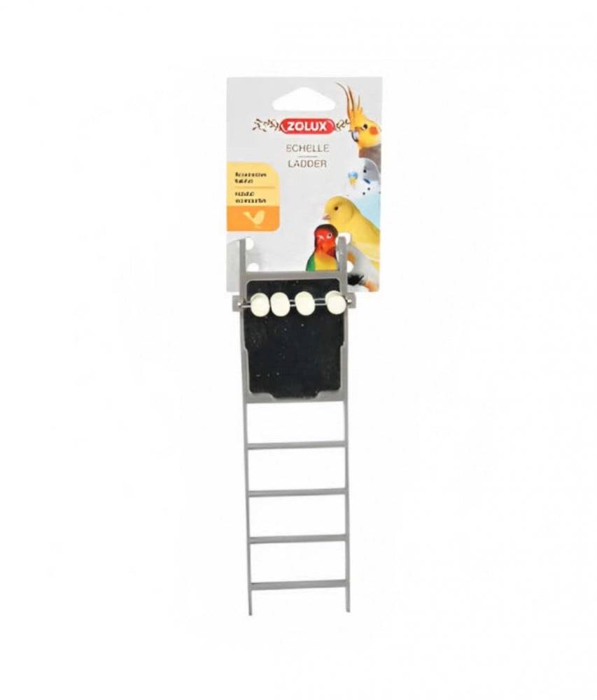 Zolux Plastic Ladder with mirror. Ladders for bird cages, 4 levels. Zolux Plastic Ladder with mirror