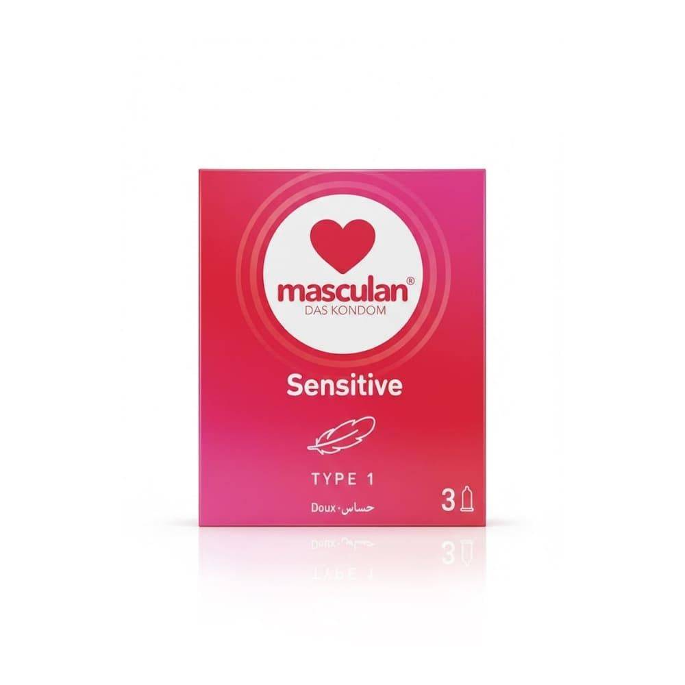 Masculan Sensitive Condom - 3 Pieces