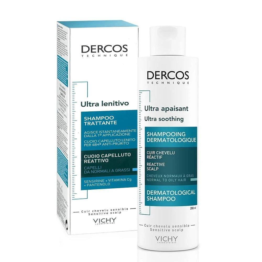 Vichy Dercos Ultra Sensitive Shampoo for normal to oily hair - 200 ml