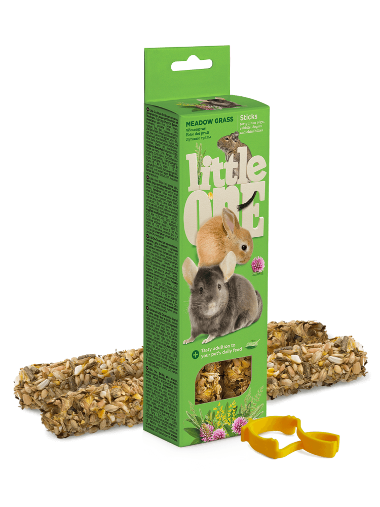 ليتل ون اعواد مكافآت البرسيم (تيموثي) للهامستر والارانب والشينشيلا Little One Sticks meadow grass