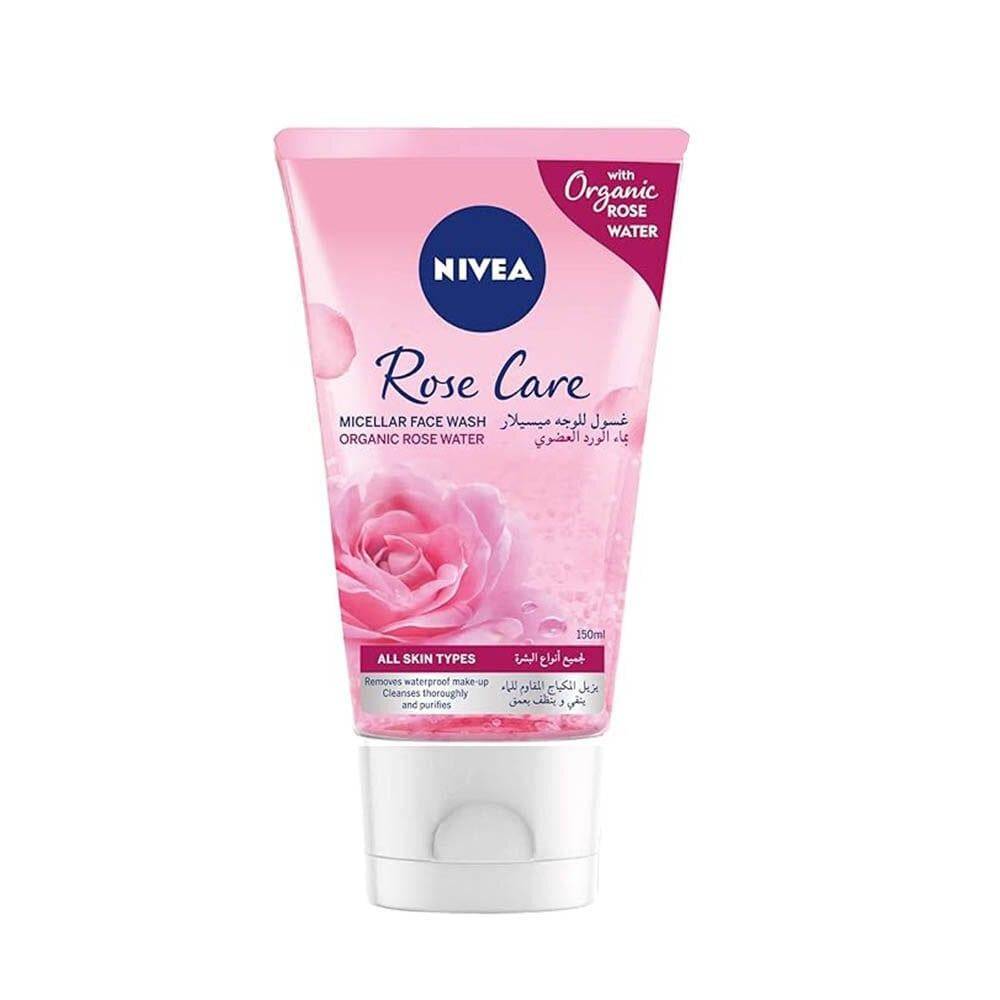 Nivea Micellar Face Wash Rose Water for all skin types - 150 ml