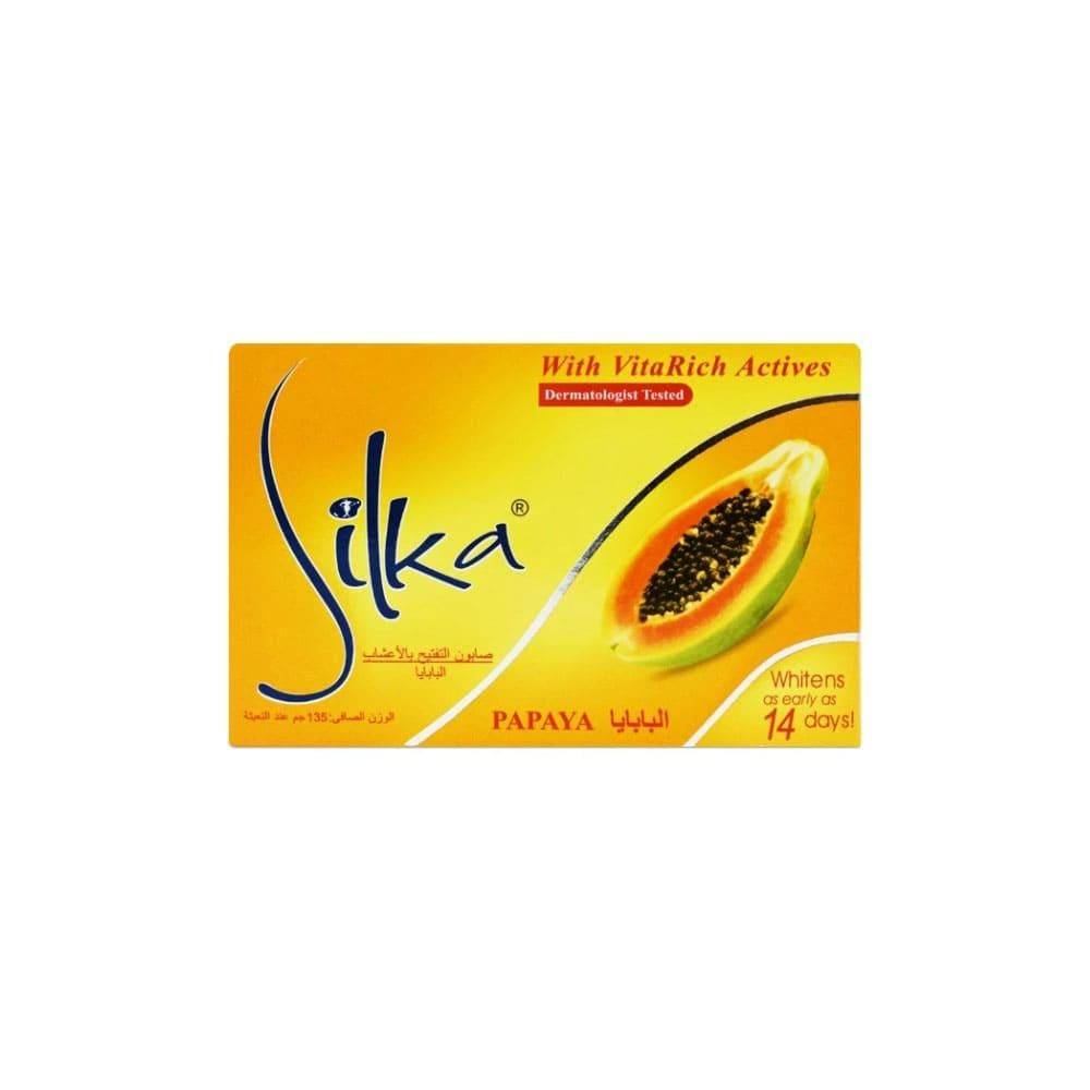 Silka Papaya Skin Lightening Soap - 135 gm