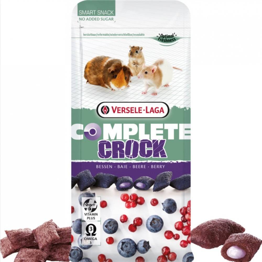 فيرسل لاقا غذاء للهامستر والارانب - مقرمشات للتوت 200غ VERSELE-LAGA Crock Berry Snack For Rodents
