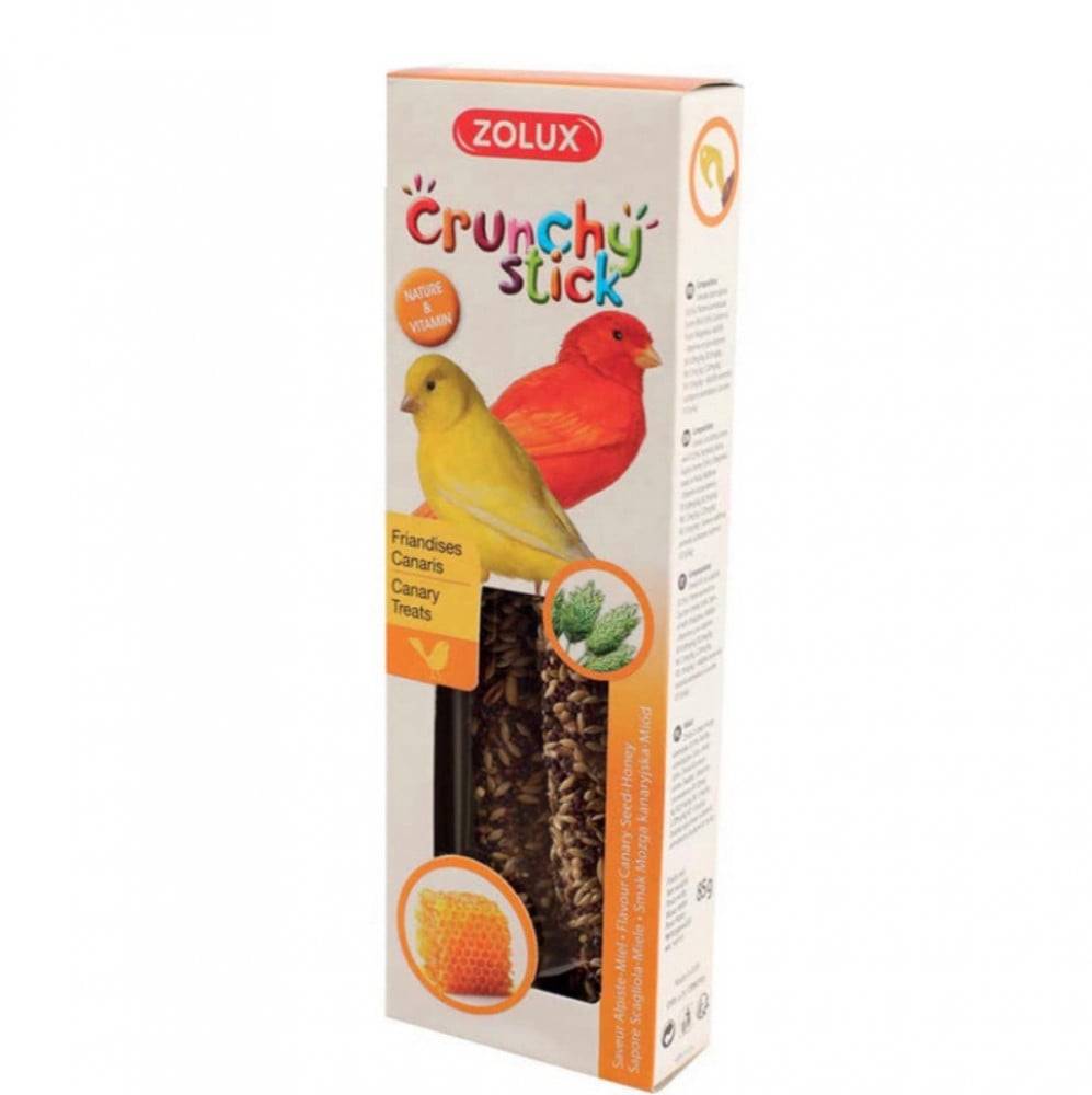 زولوكس مكافآت مقرمشة لطيور الكناري بالعسل Zolux Crunchy Stick For Canaries Seeds And Honey