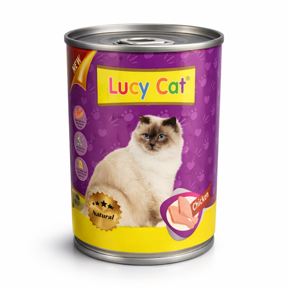 Lucy Cat Wet Food For Cats Chicken 375G