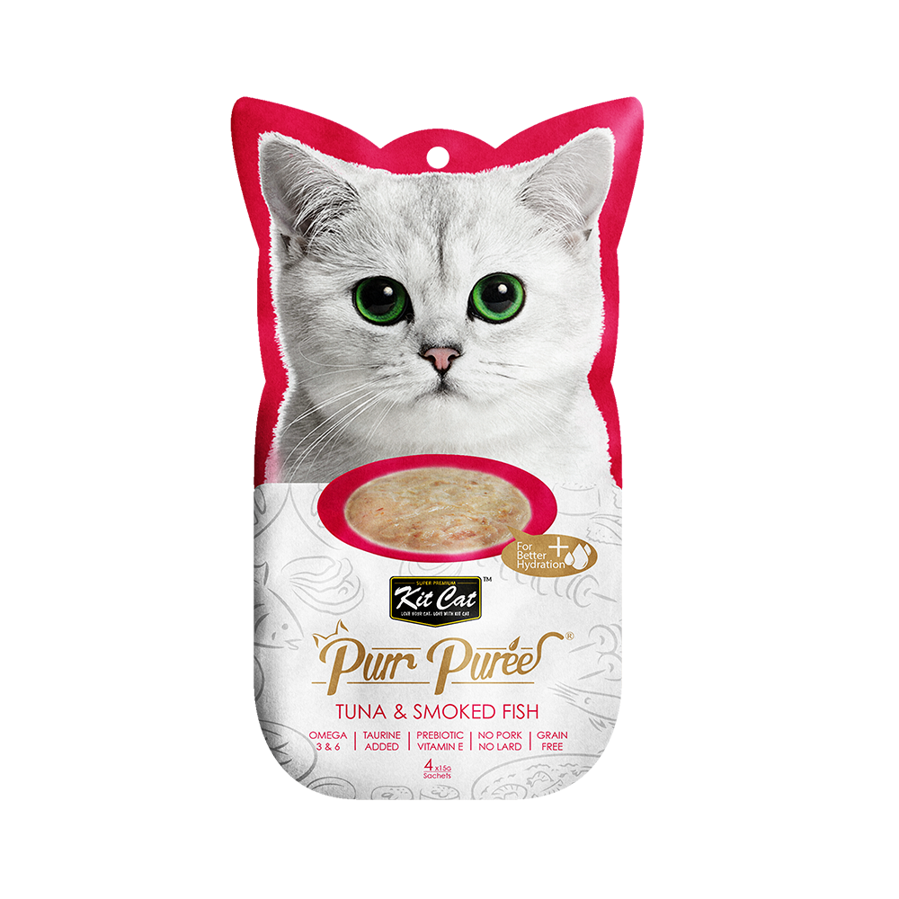Kit Cat Purr Puree Tuna Smoked Fish