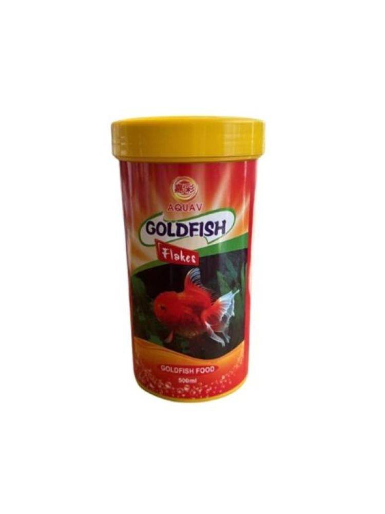 اكواف قولدن فيش رقائق طعام للاسماك الذهبية قولد فيش 100 مل من AQUAV Gold Fish Flakes Goldenfish food