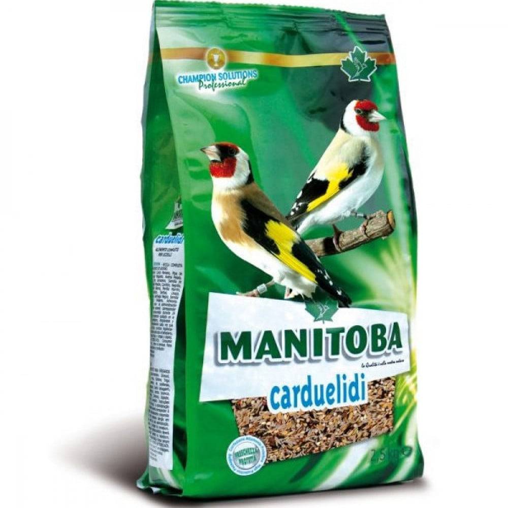 مانيتوبا غذاء طائر الحسون خليط مشكل من البذور 2,5كغ Manitoba Carduelidi Mixture Food 2,5kg