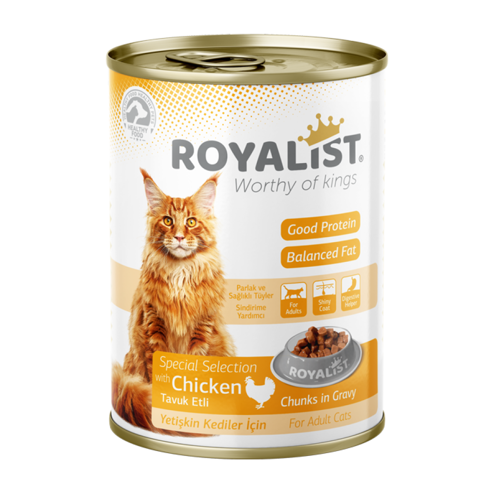 Royalist Adult Cat Chicken Chunks In Gravy 400G